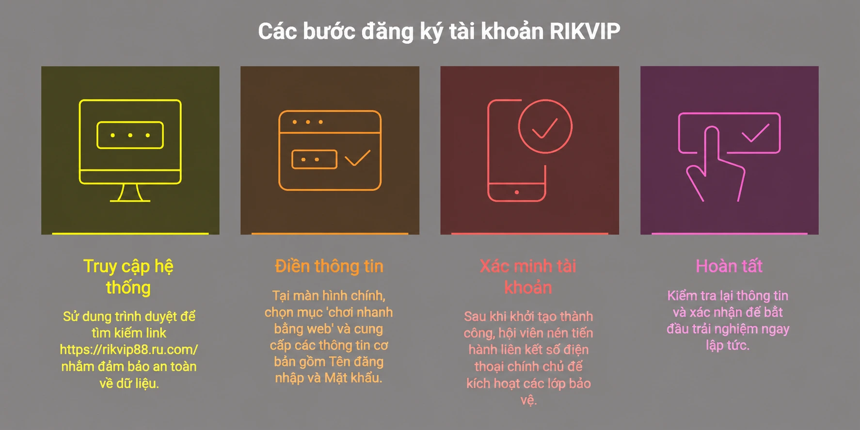 Trang chủ Chi tiết cách đăng ký RIKVIP