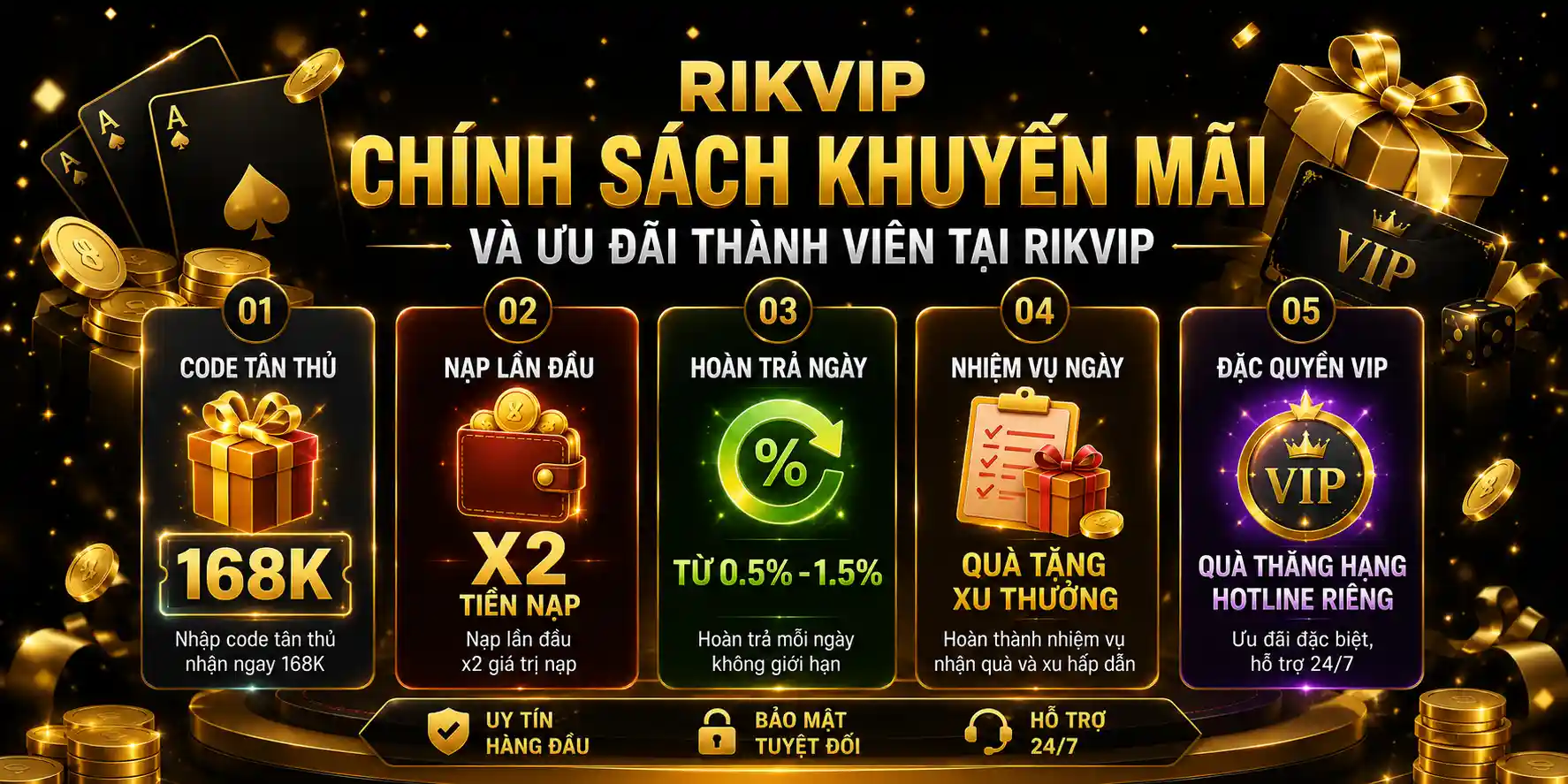 Trang chủ Chính sách khuyến mãi RIKVIP